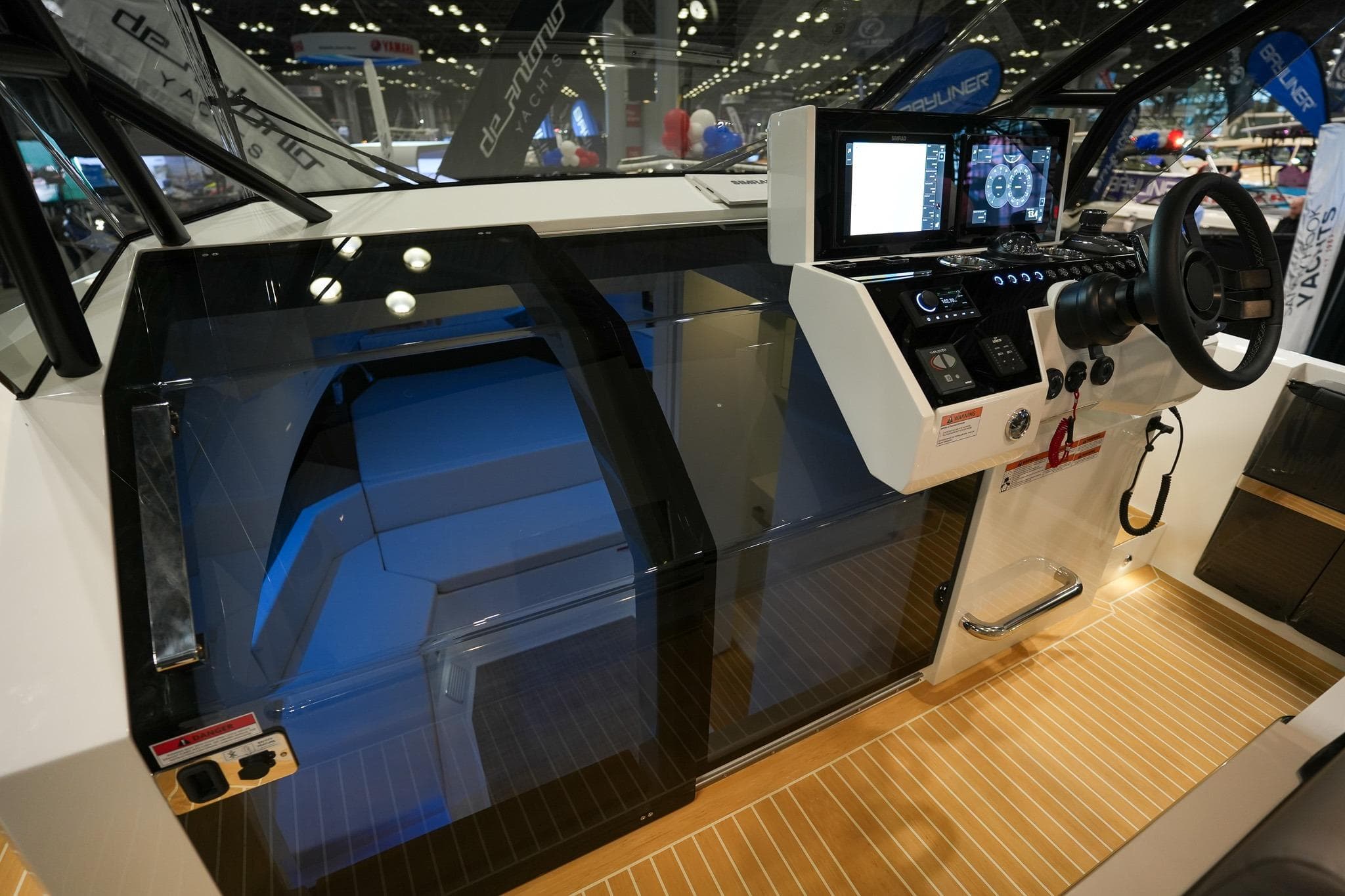 Interior of De Antonio Yachts D36, model year 2026.