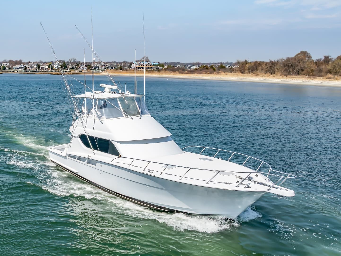2001 Hatteras 55 Convertible - Image 14