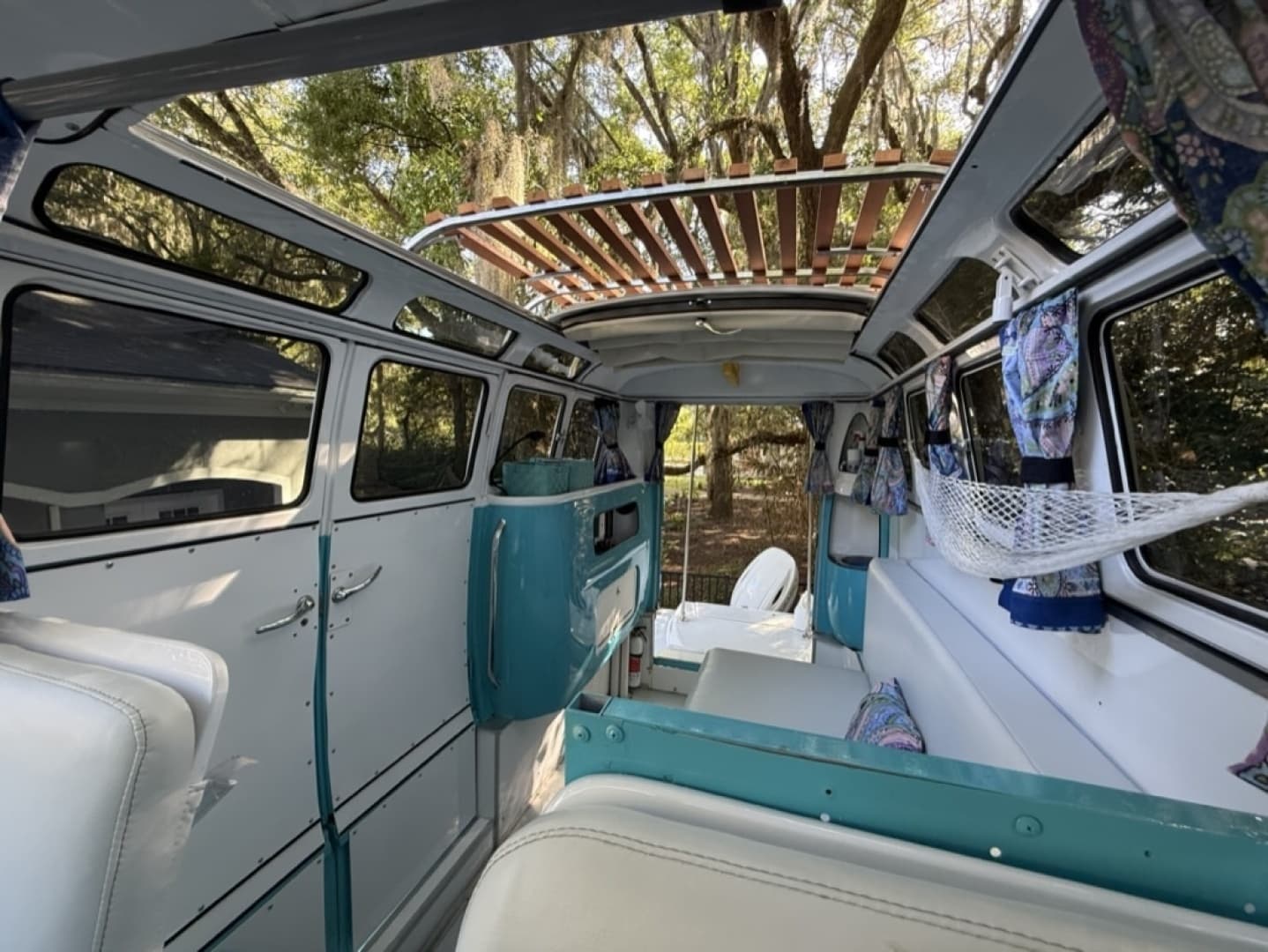 2024 Custom Whitacre Yacht Design VW Bus Tritoon - Image 2