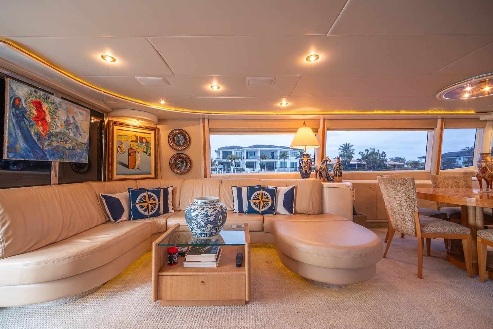 2000 Lazzara Yachts 76 Skylounge - Image 5