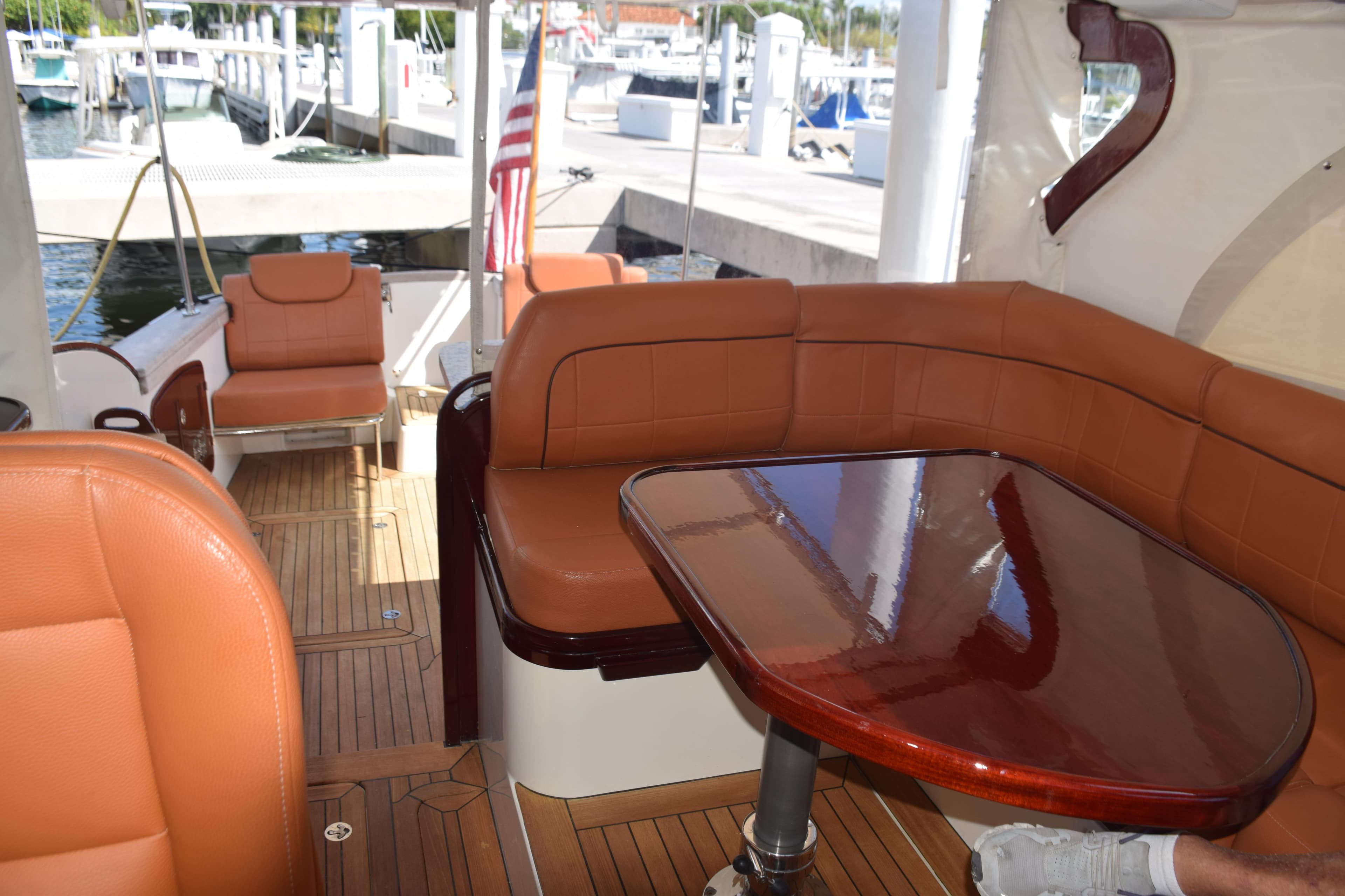 Helm Deck looking aft