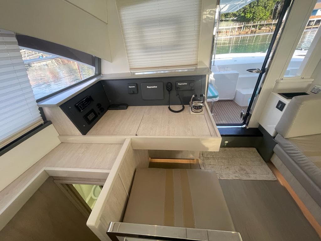 Salon Helm and Navigation table