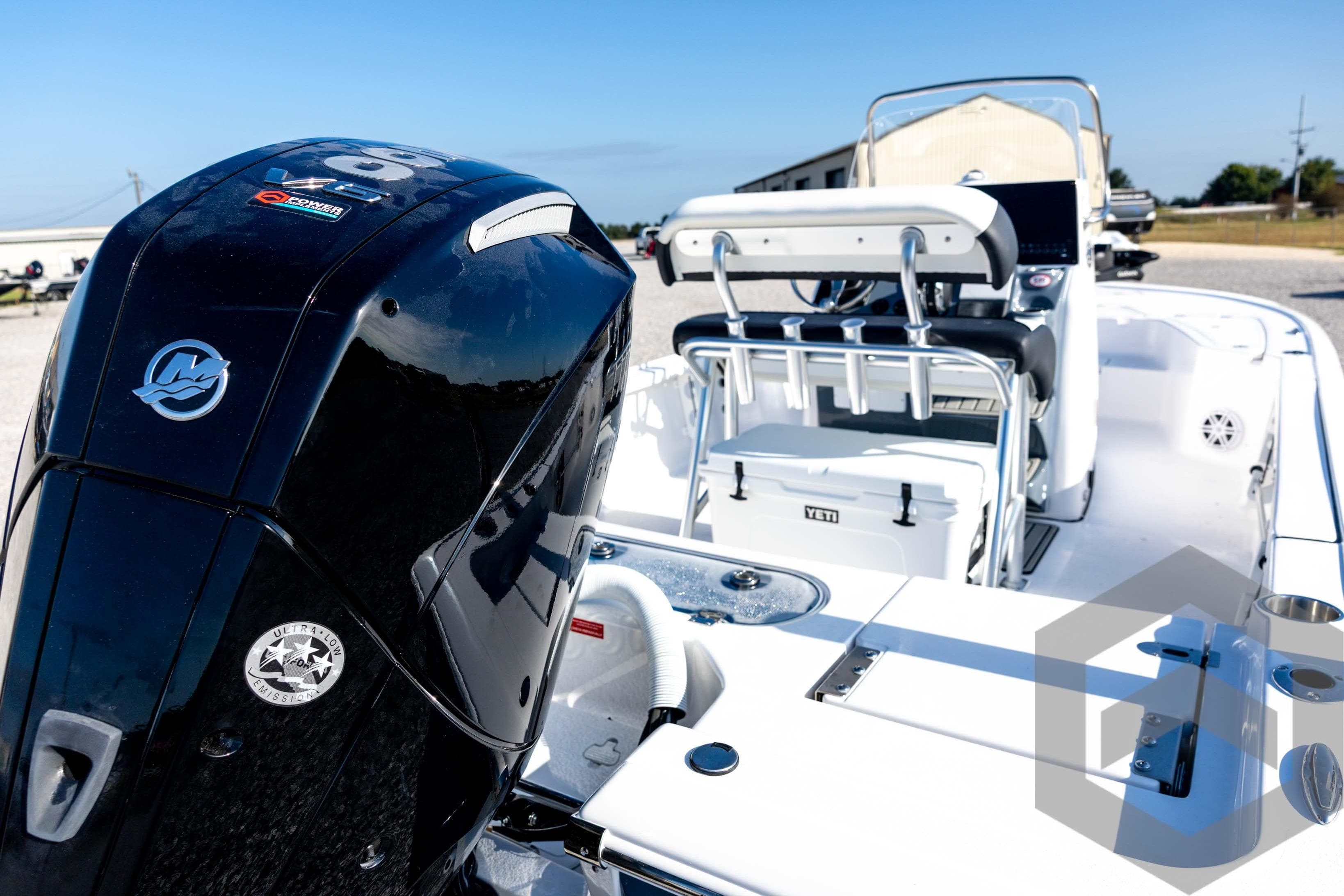 2026 Tidewater 2110 Bay Max boat with powerful V8 engine, sleek design, and modern features.