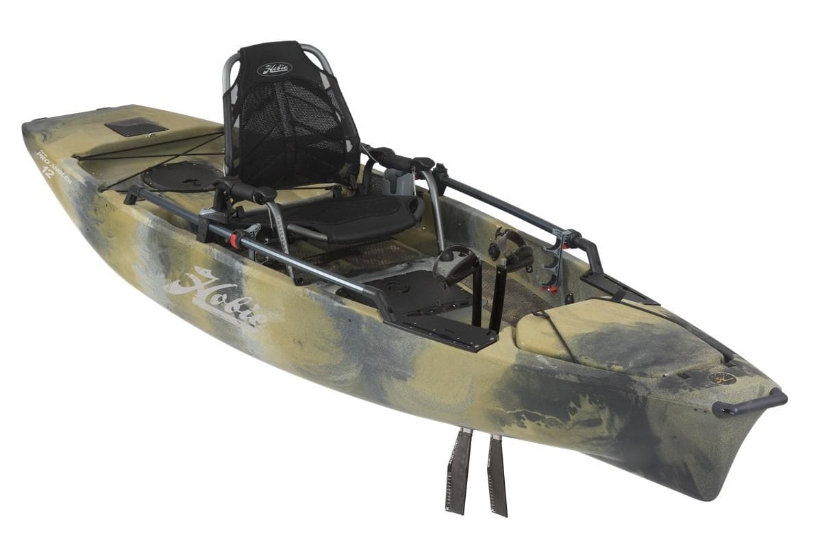 2023 Hobie Pro Angler 12 kayak in camouflage design.
