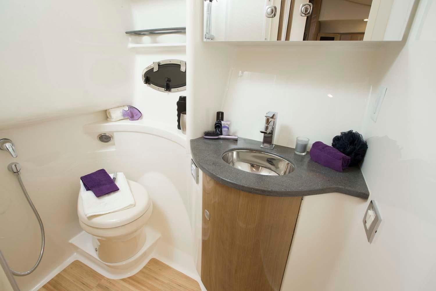 Manufacturer Provided Image: 2019 Formula 37 Performance Cruiser bathroom with modern fixtures and elegant design.