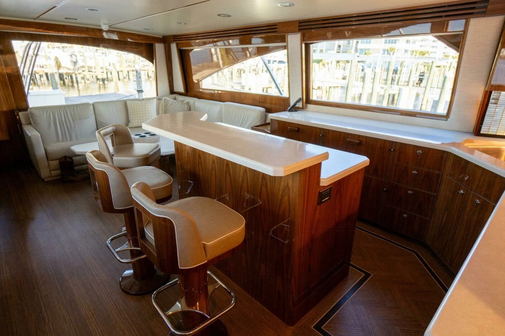 2021 Viking 72 Enclosed Bridge - Image 2