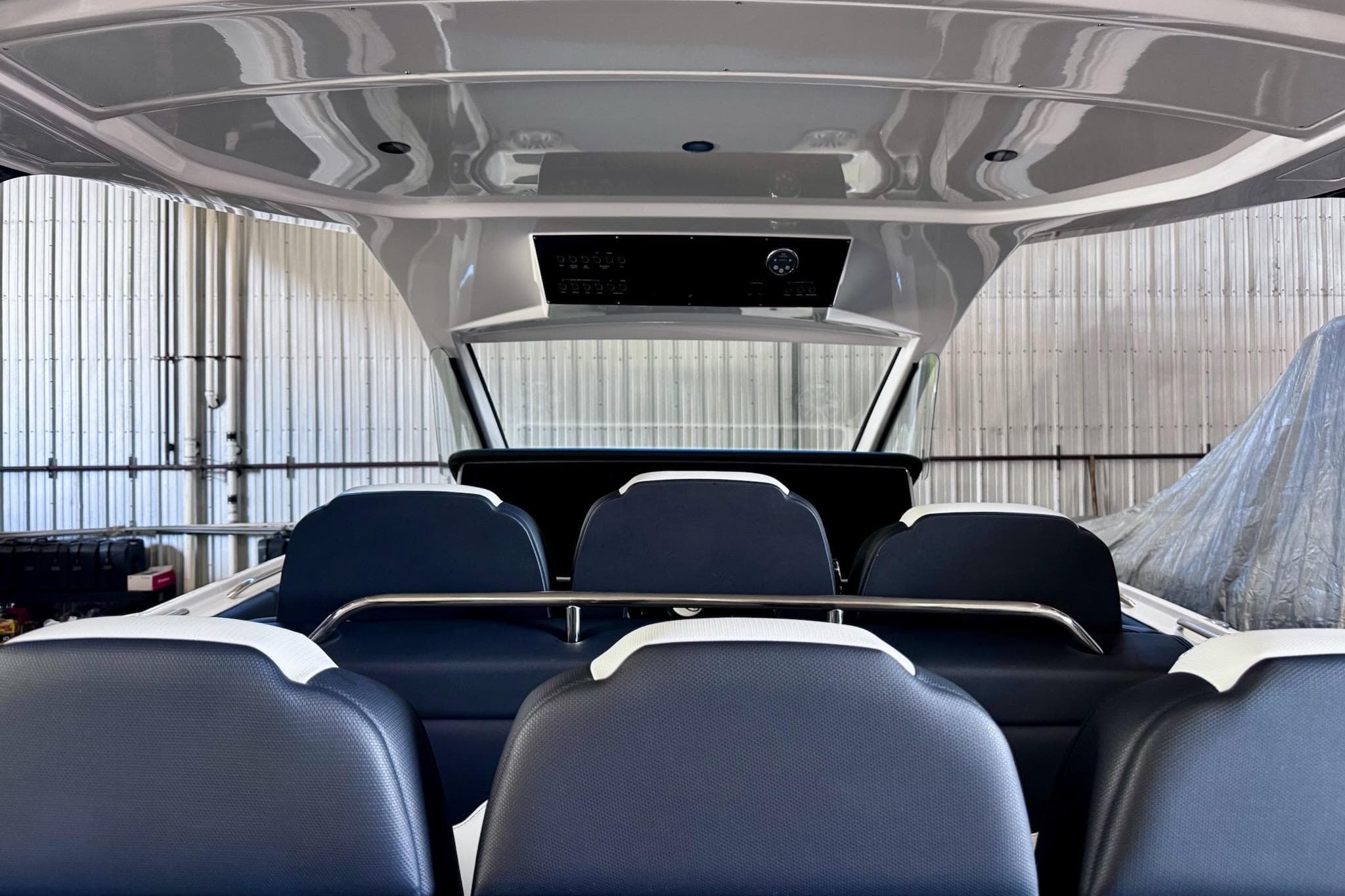 Interior view of the 2025 Cigarette 42' Auroris yacht.