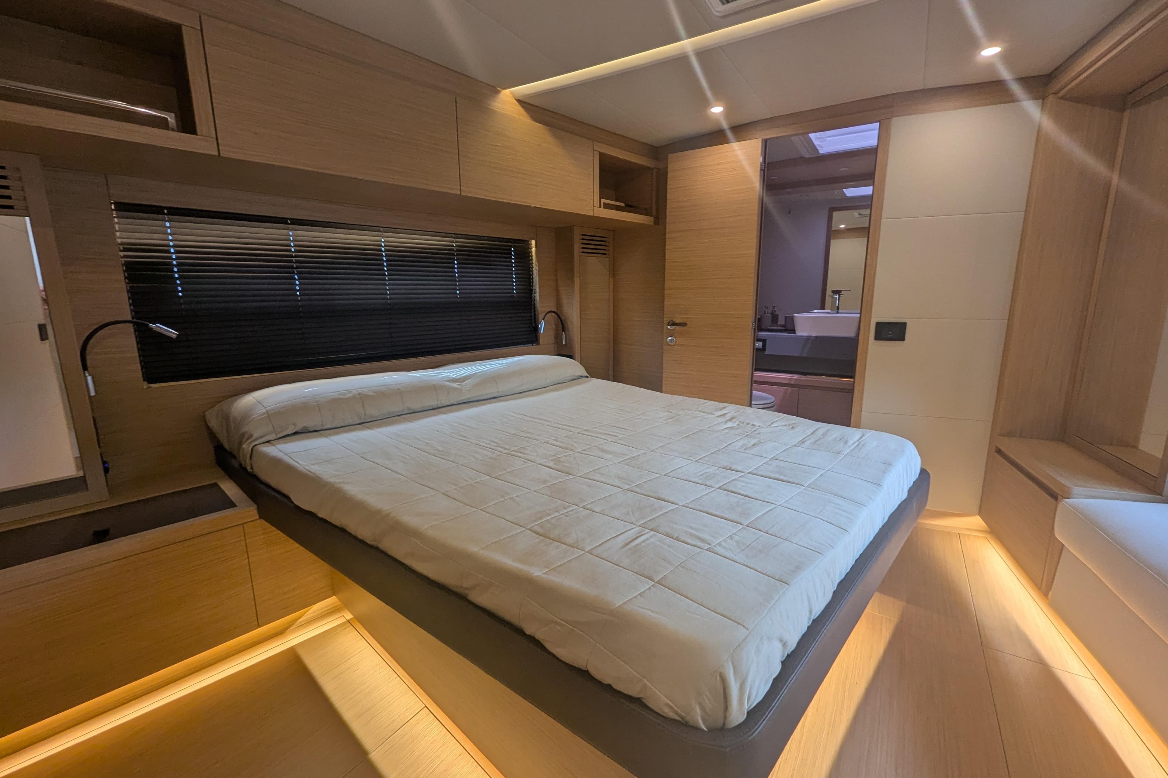 Luxurious 2024 Pardo Yachts GT52 owner's cabin