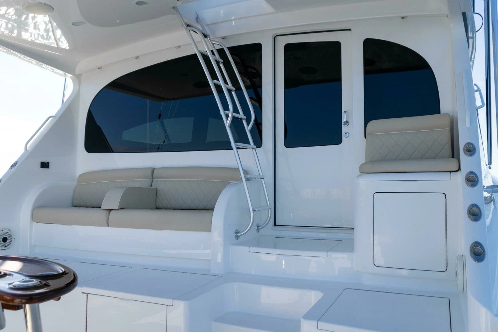 2021 Viking 72 Enclosed Bridge - Image 3