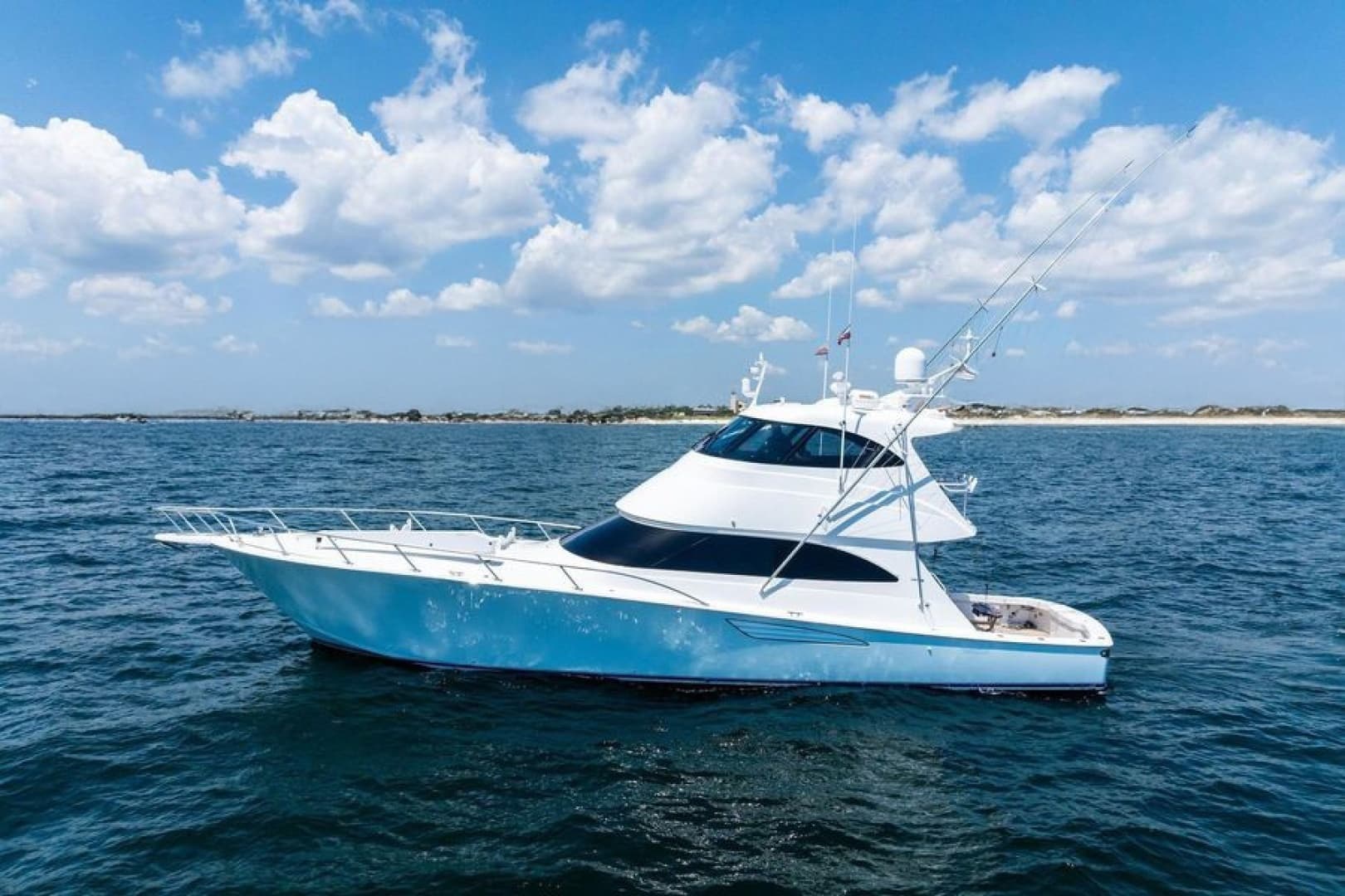 2017 Viking 62 Enclosed Bridge - Image 2
