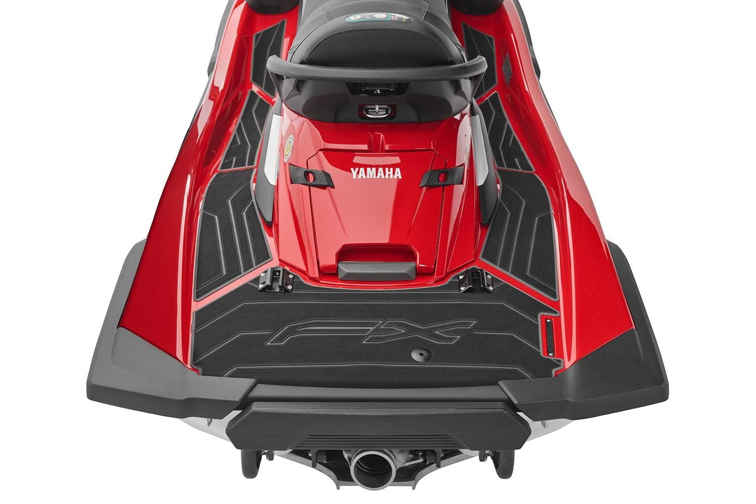 Manufacturer Provided Image: 2026 Yamaha WaveRunner FX Cruiser HO, red and black rear view.