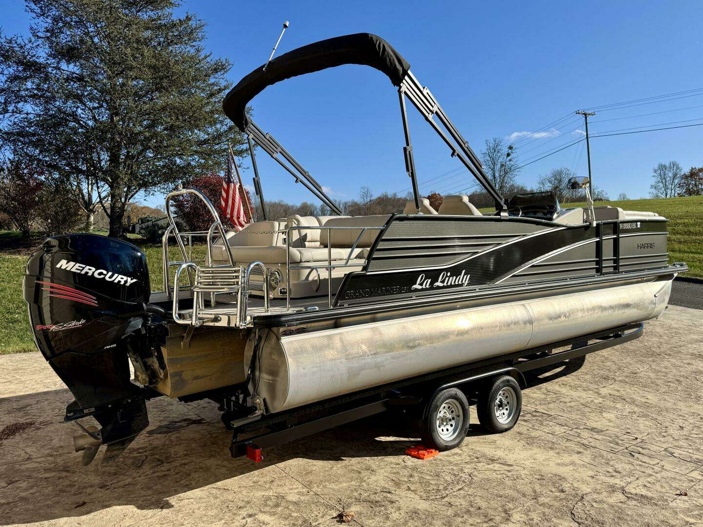 2016 Harris Grand Mariner 250 SLEC Tritoon - Image 13
