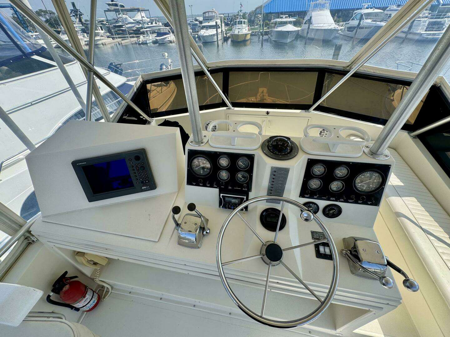 1988 Viking 35 Convertible - Image 15
