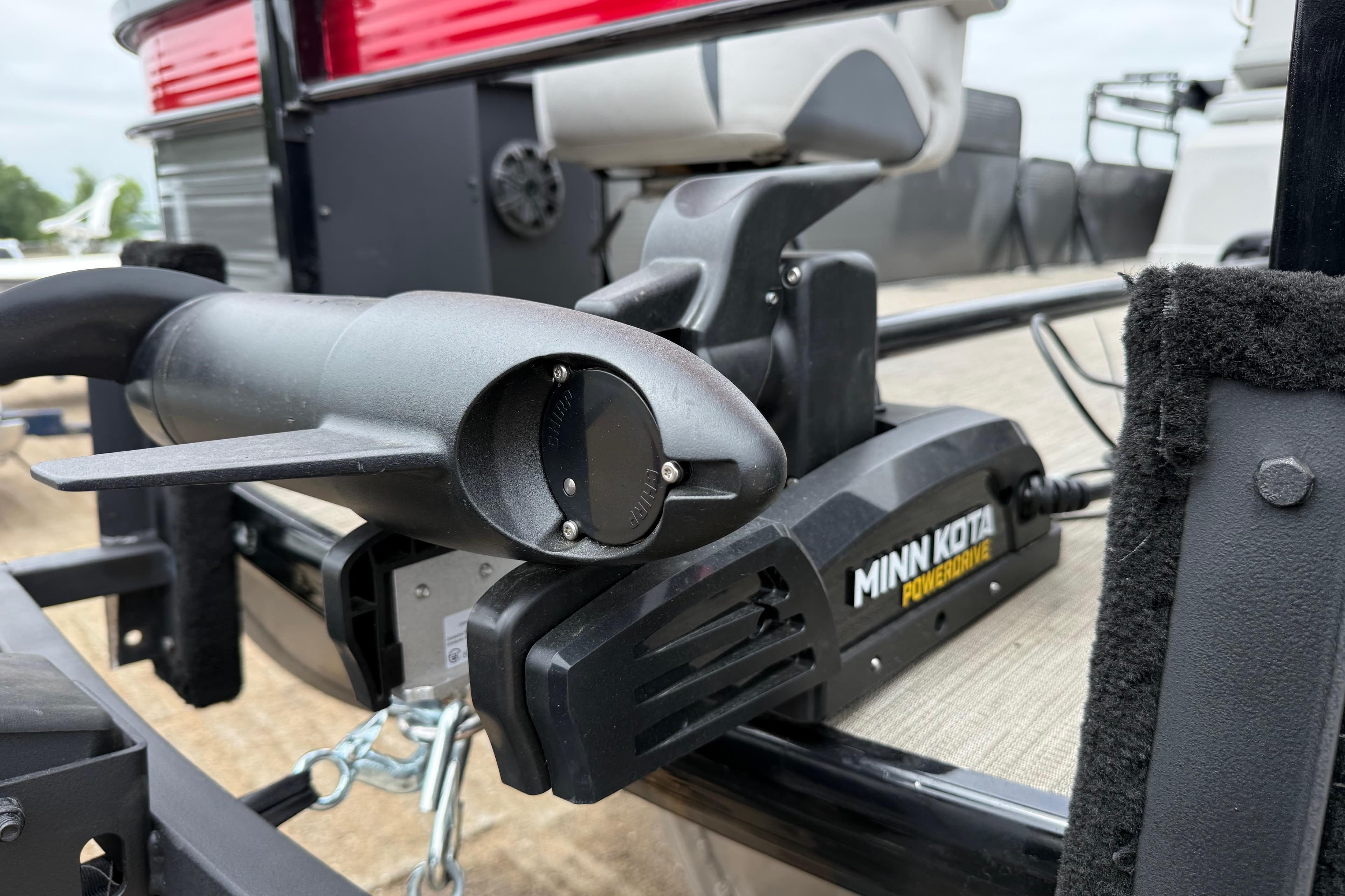 Minn Kota PowerDrive motor on 2018 Misty Harbor 210 RF boat.