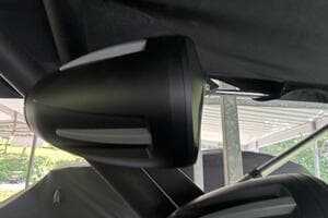 2022 Malibu Wakesetter 23 LSV speaker detail under canopy.