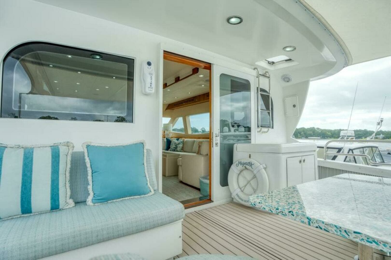 2007 Hatteras 80 Enclosed Bridge - Image 60