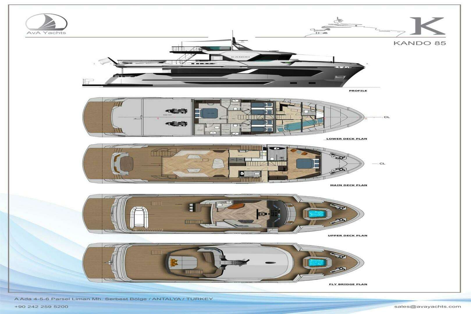 2026 AvA Yachts KANDO 85 Explorer Superyacht - Image 32
