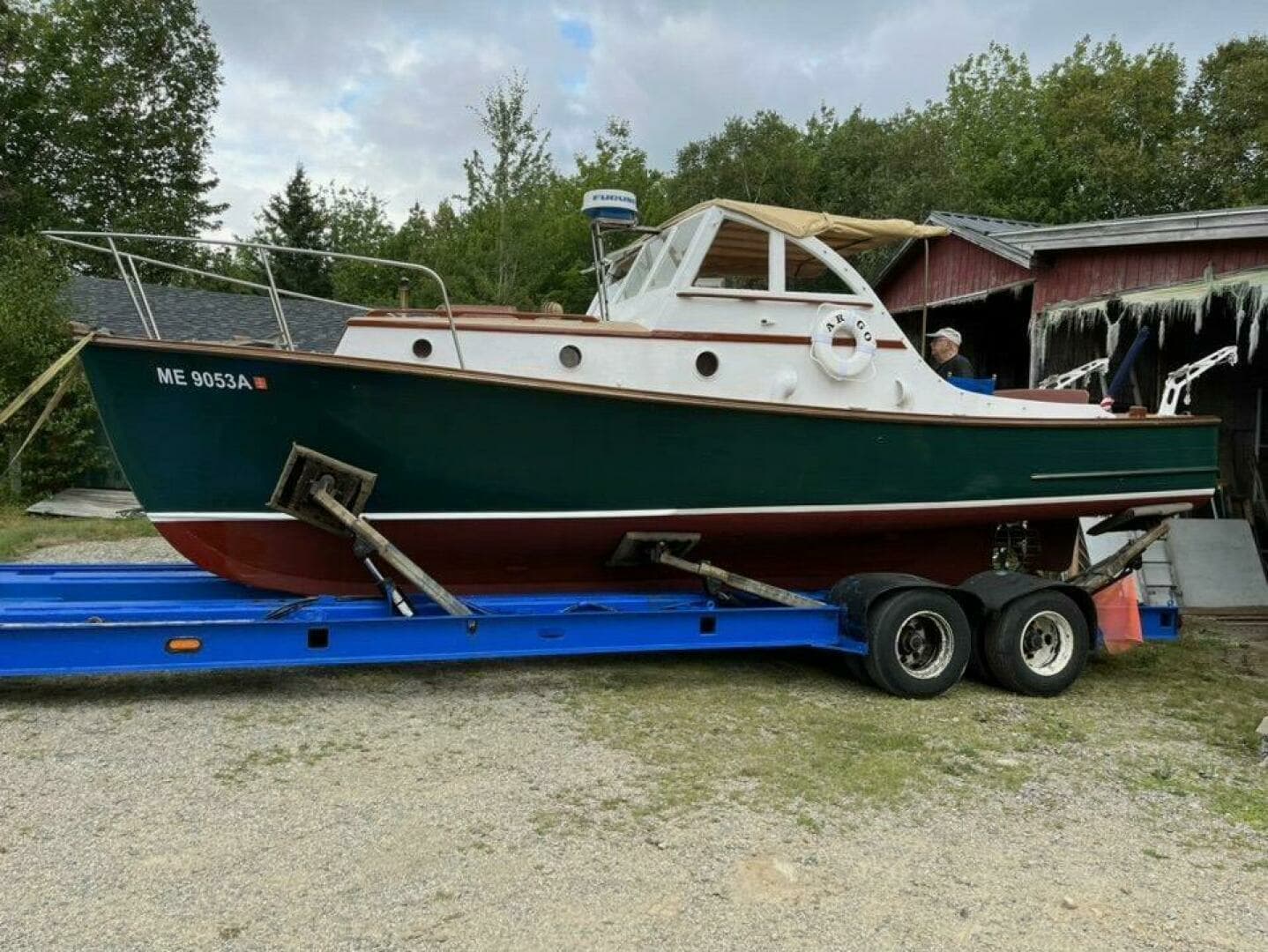 1960 Bunker and Ellis Downeast Bass Boat - Image 41