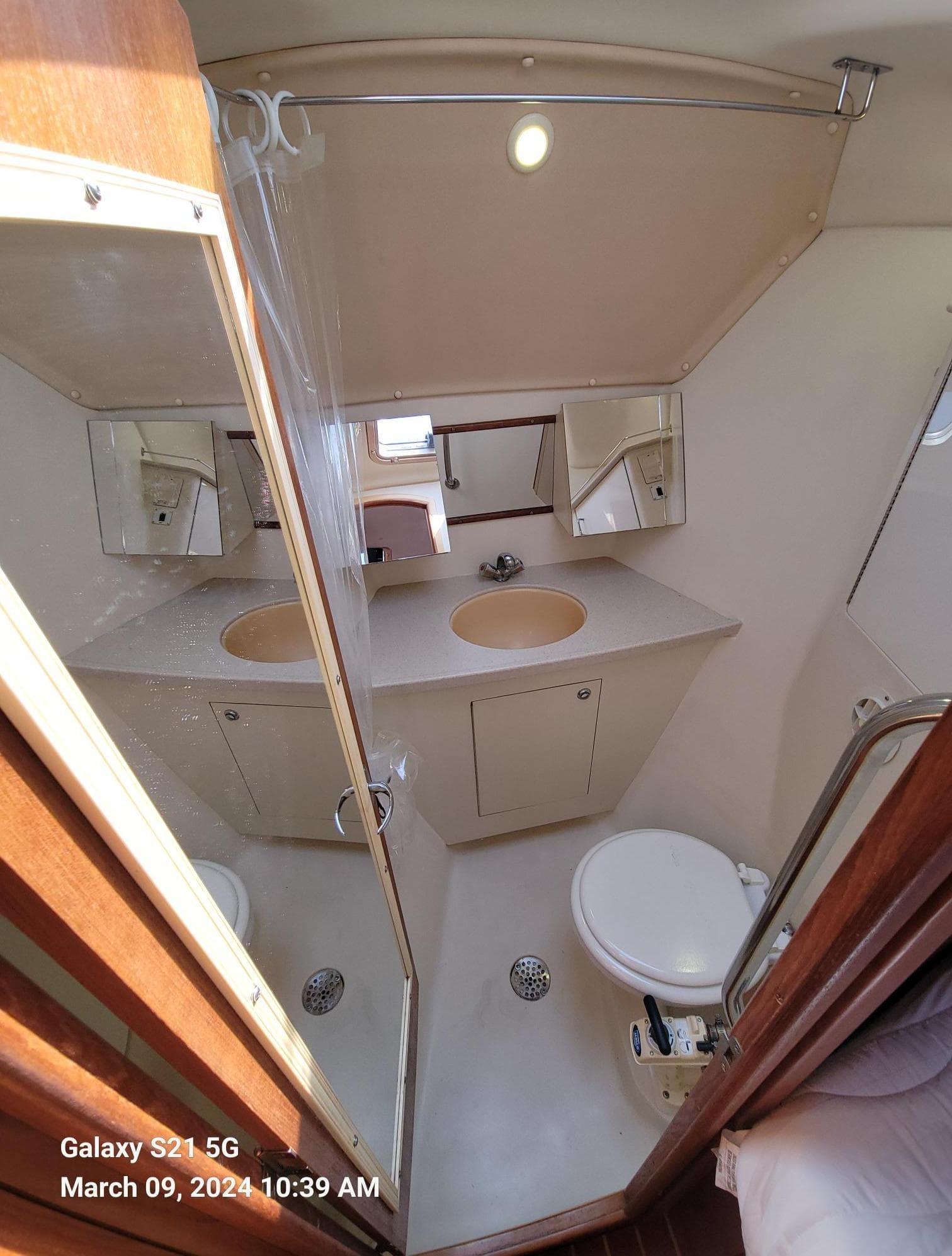 Forward Guest Stateroom Ensuite Head/Shower