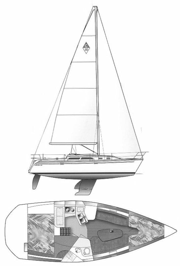 1996 Catalina 320 - Image 2