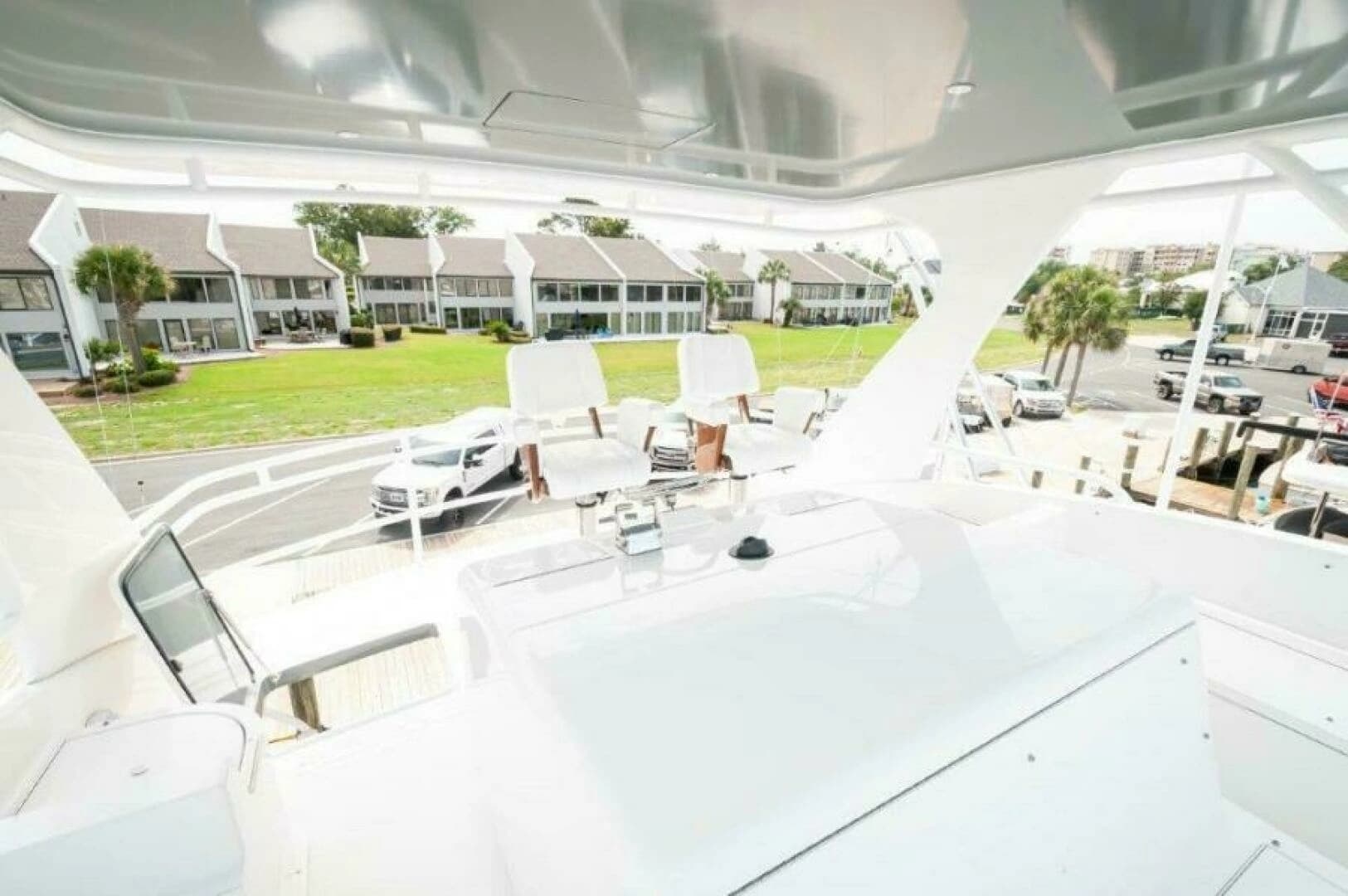 2012 Viking 76 Enclosed Sky Bridge - Image 4