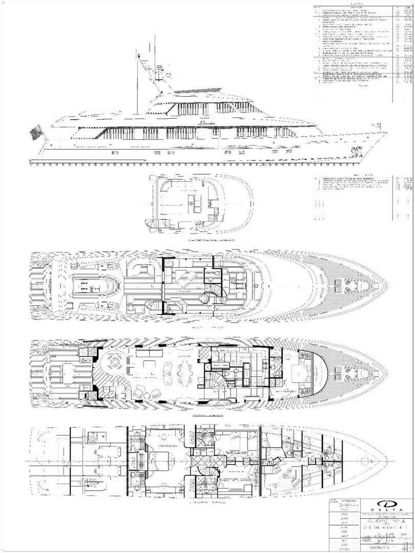1997 Delta Marine 122 Tri-Deck Motor Yacht - Image 75