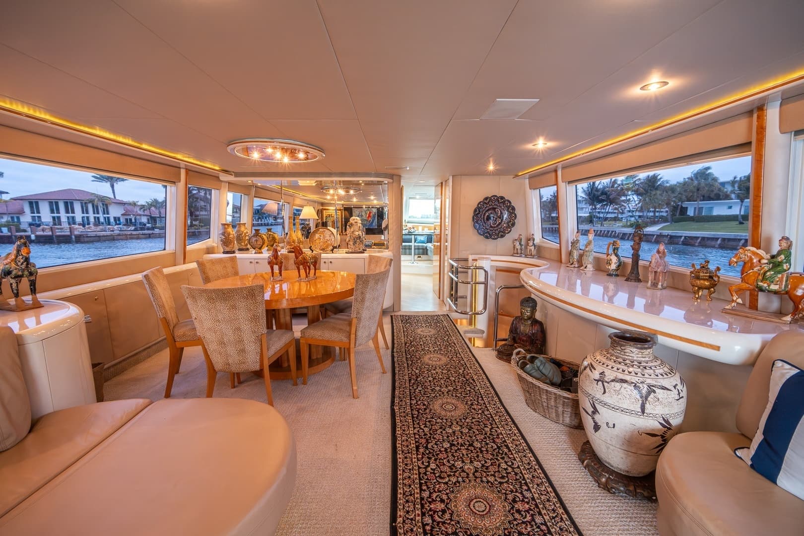 2000 Lazzara Yachts 76 Skylounge - Image 6
