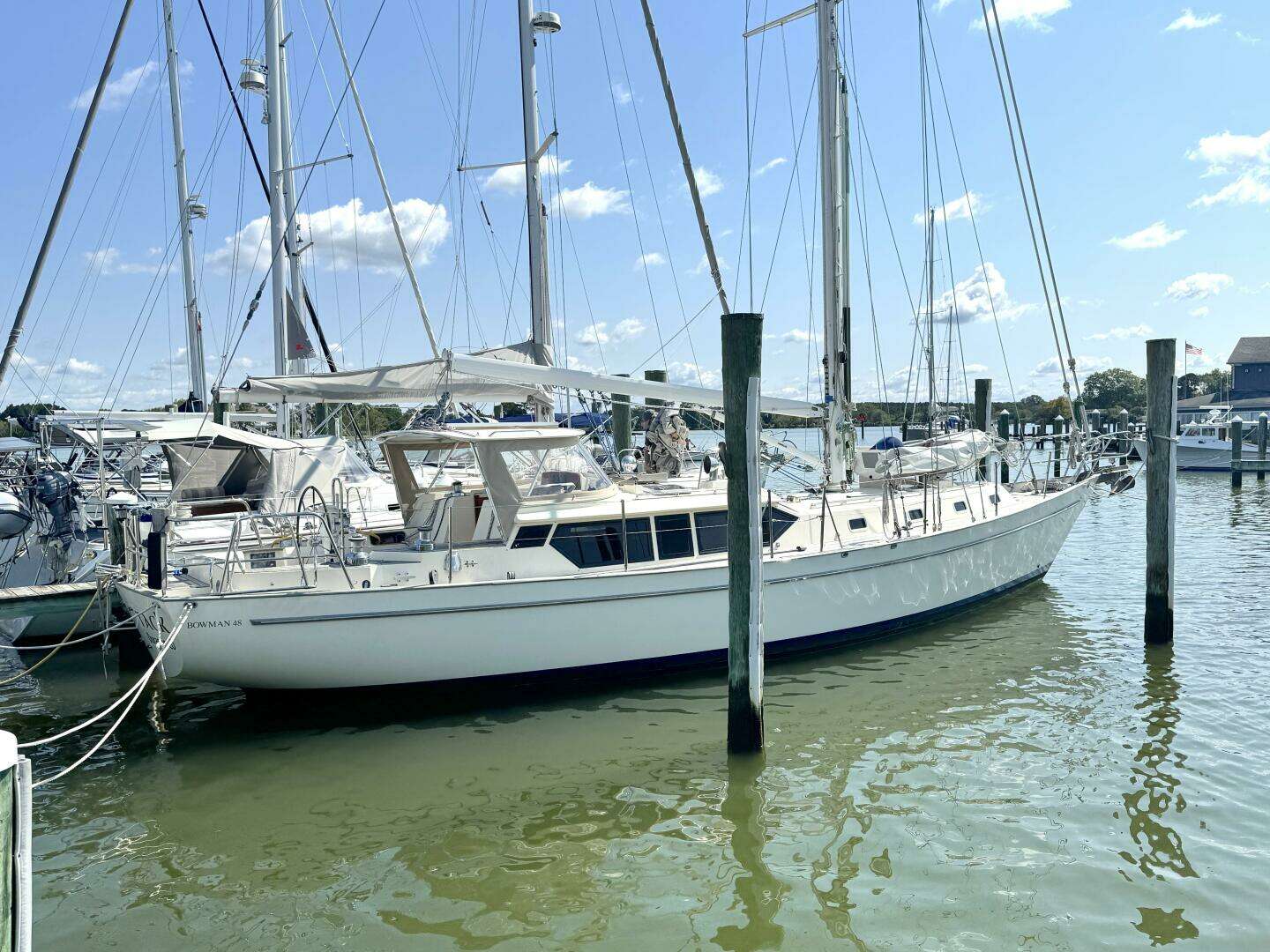 1999 Bowman 48 Aft Cockpit - Image 106