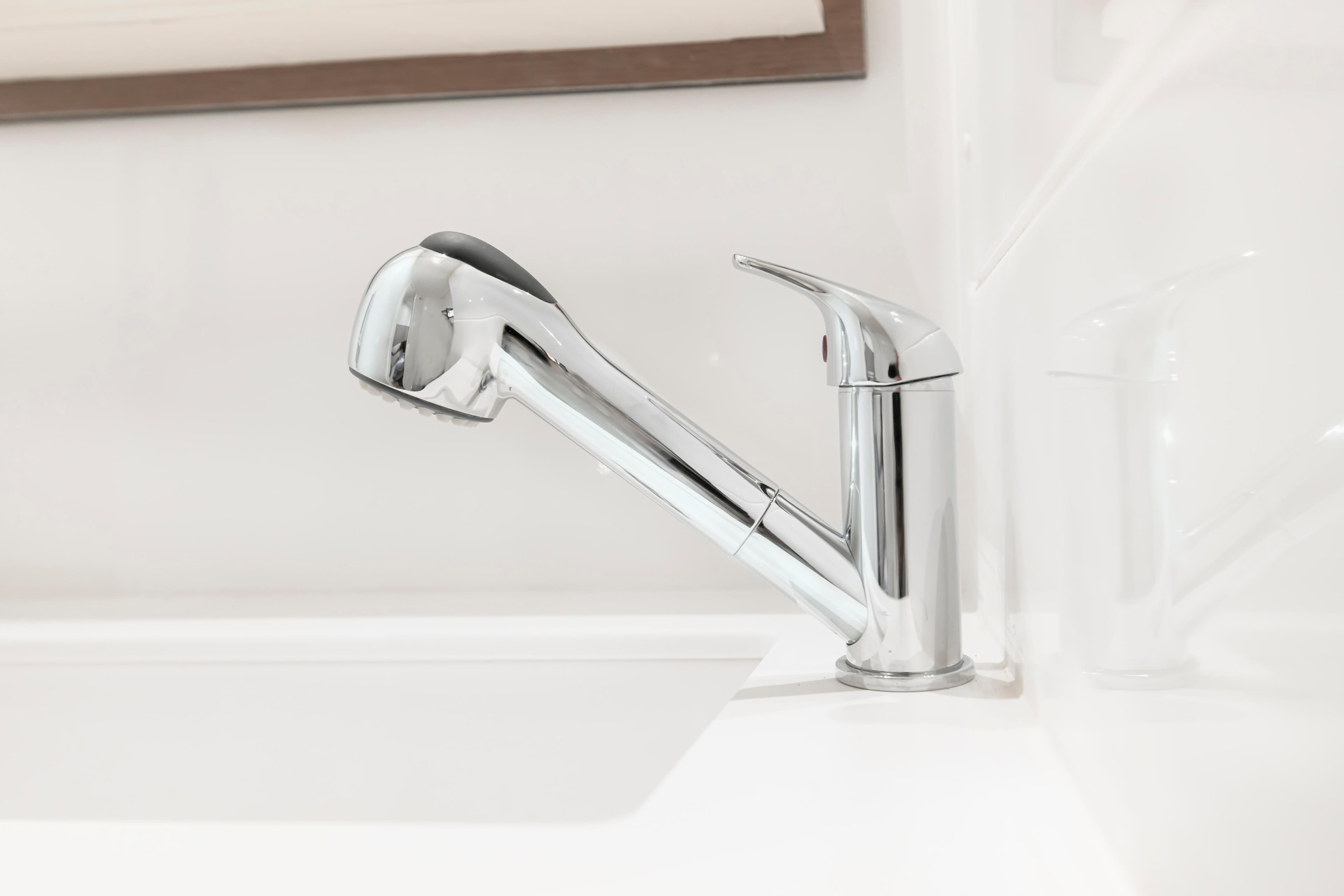 Chrome faucet in Bali CATSPACE SAIL 2025 yacht bathroom.