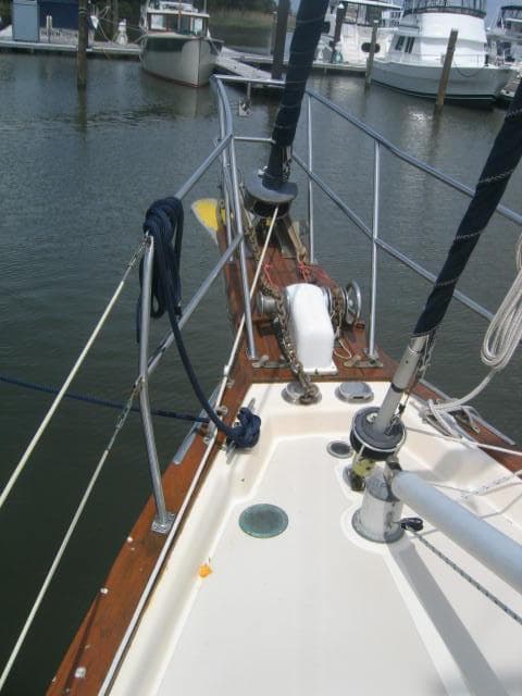 Bow Detail with Anchor Windlass