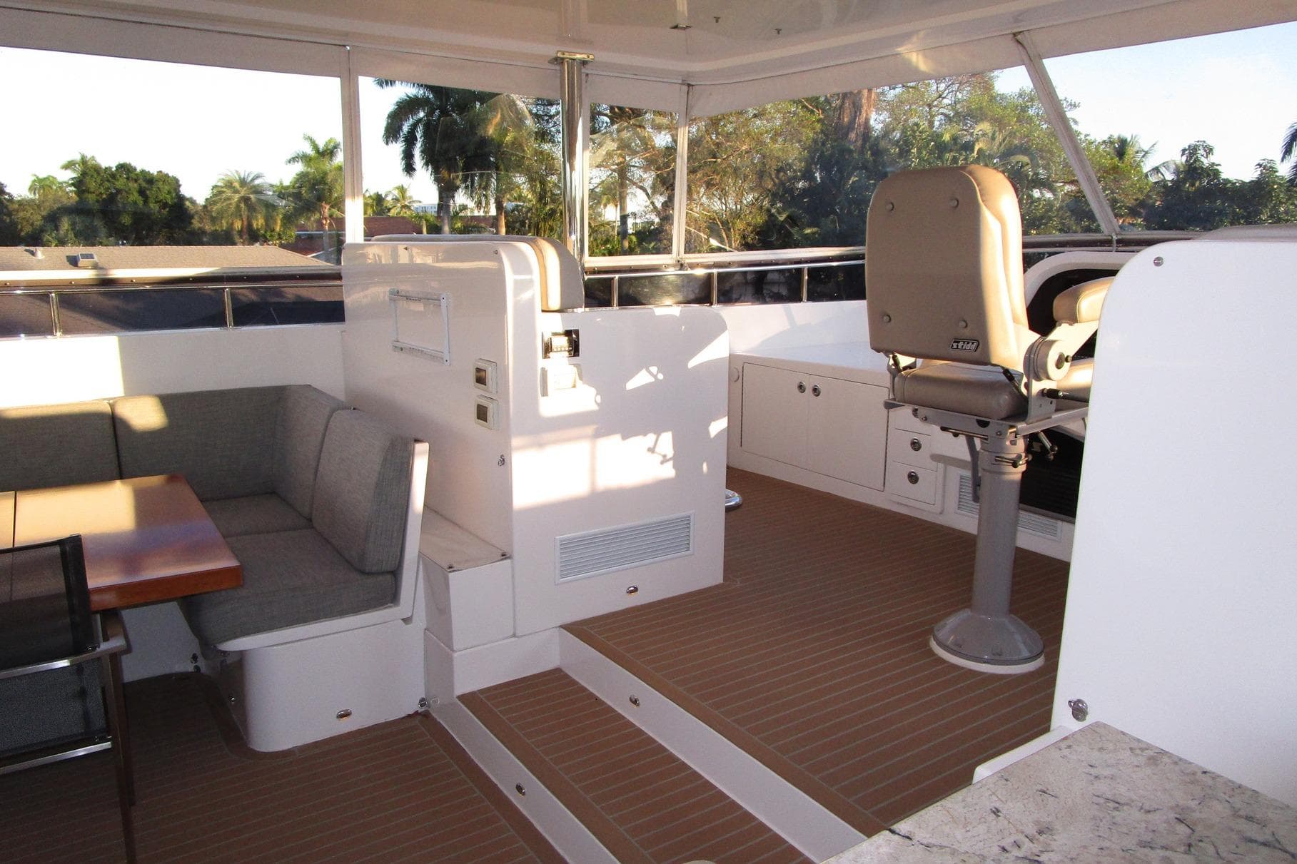Helm deck