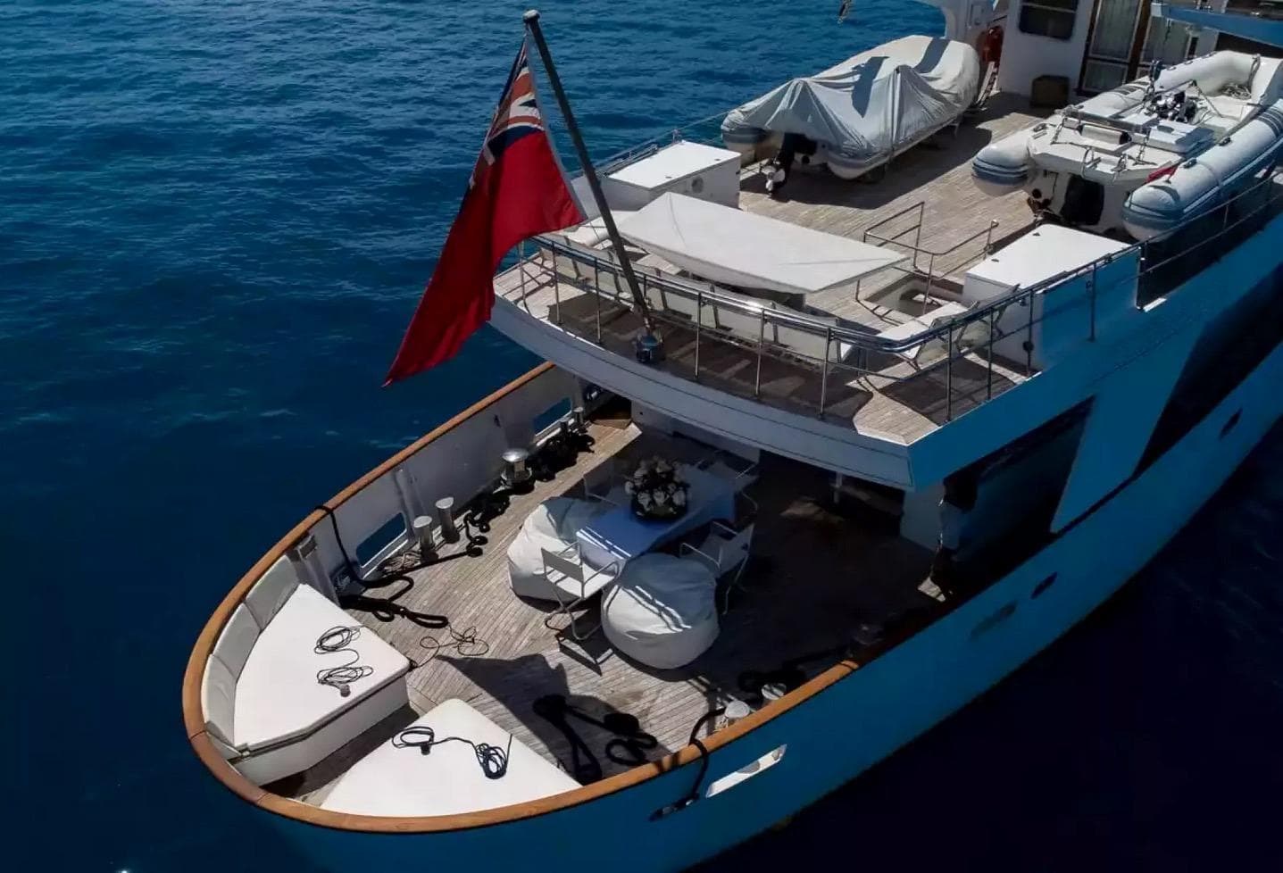 Luxurious 1974 Camper & Nicholsons yacht, model 130 C&N 40 Nicholson, on open sea.