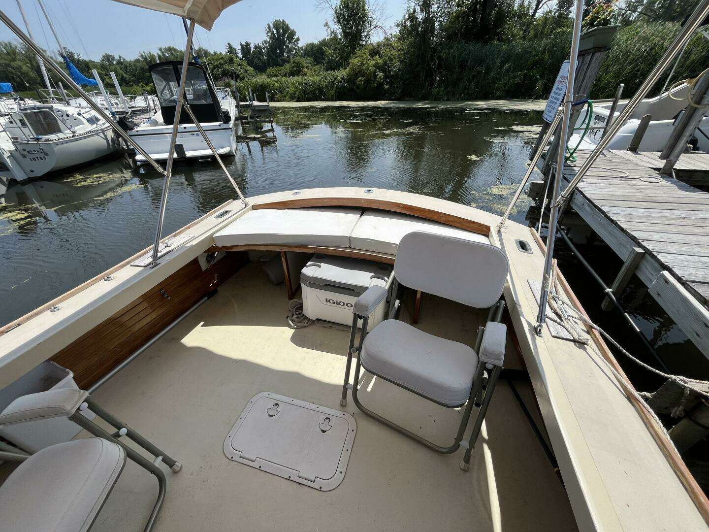 1981 Dyer Dyer 29 Flush Deck-Bass Boat - Image 8