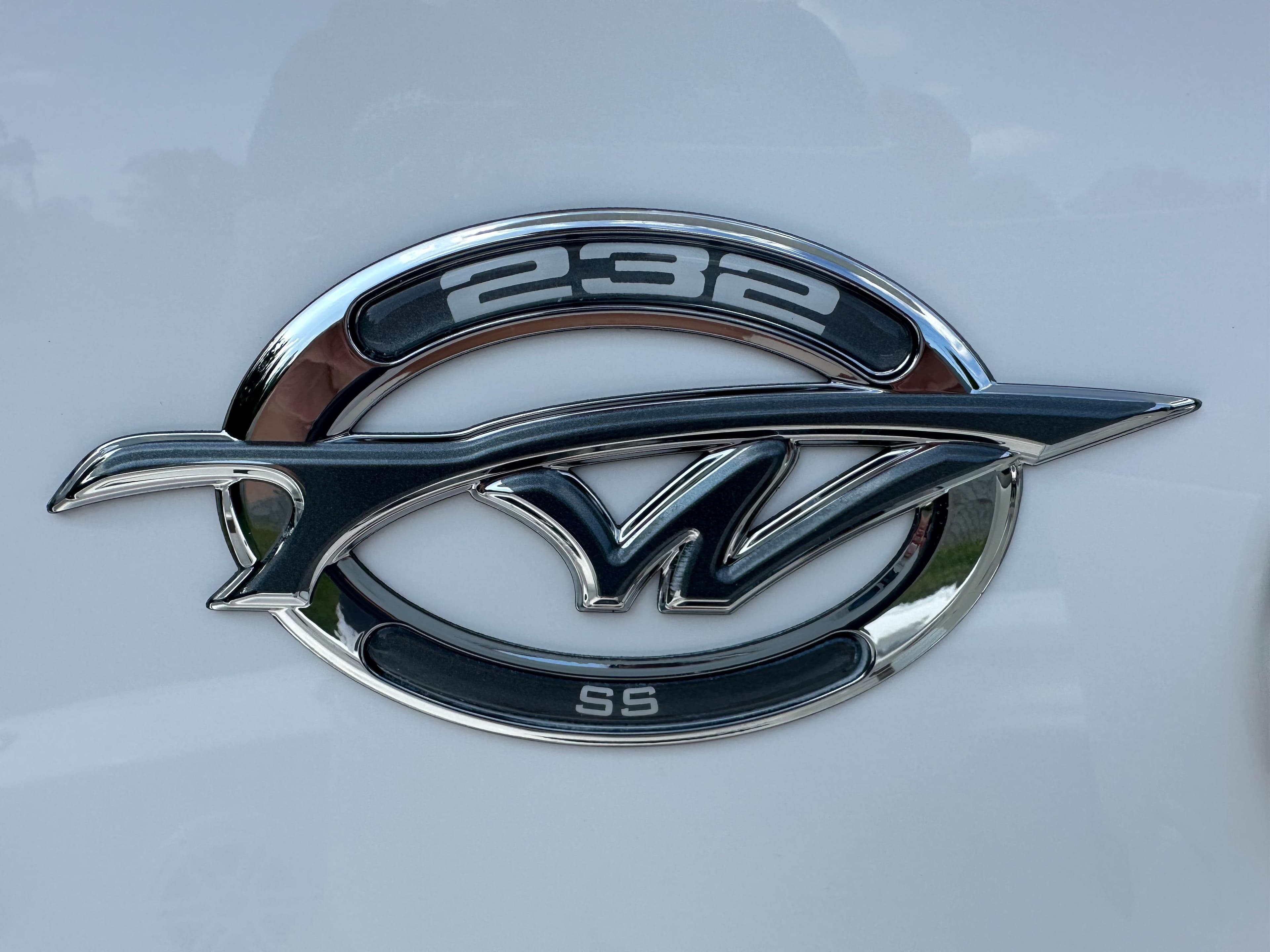2024 Tidewater 232 SS logo emblem on white background.