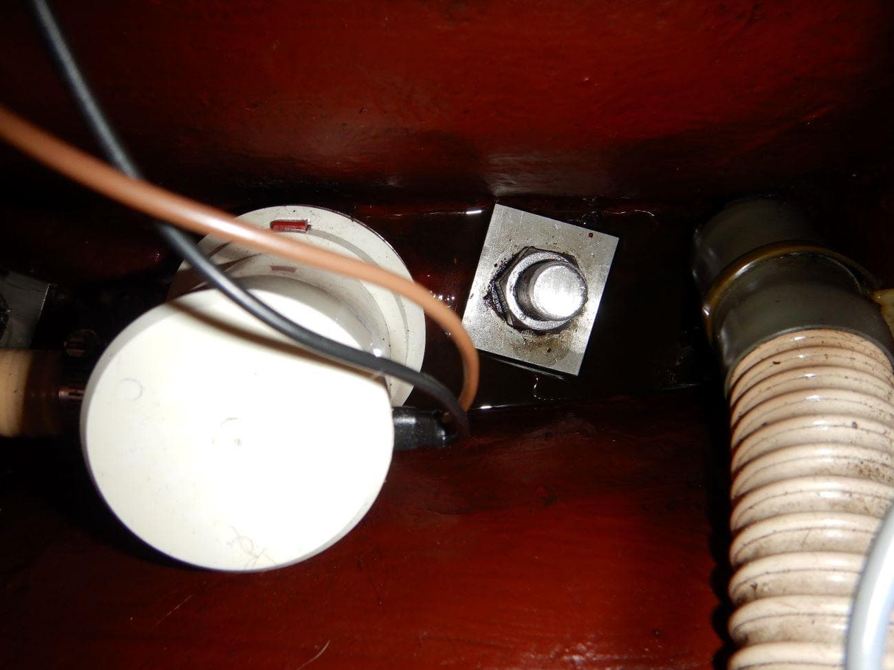 Bilge area and SS Keel Bolts