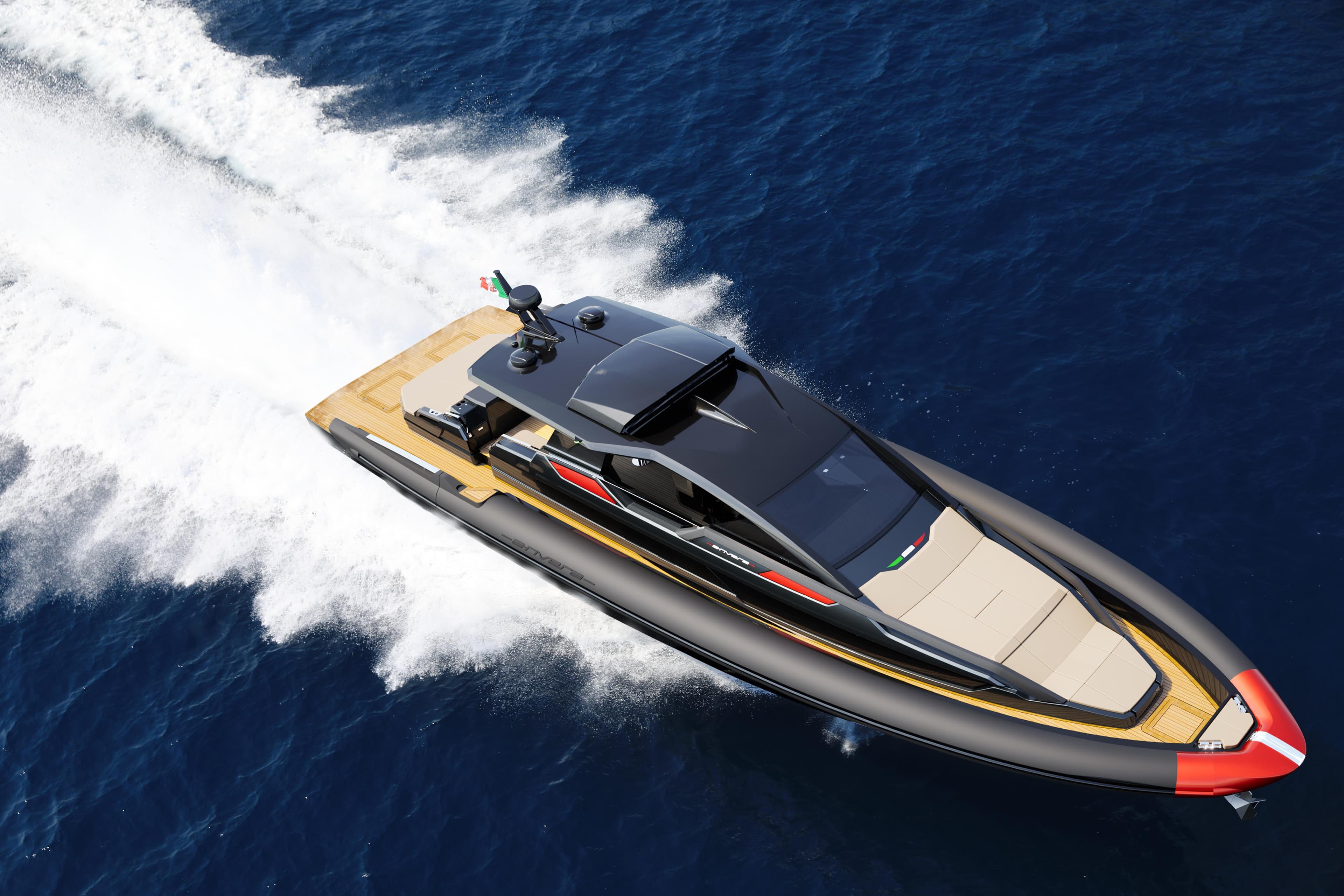 2026 Anvera 200-S Racing yacht speeding on open blue sea.