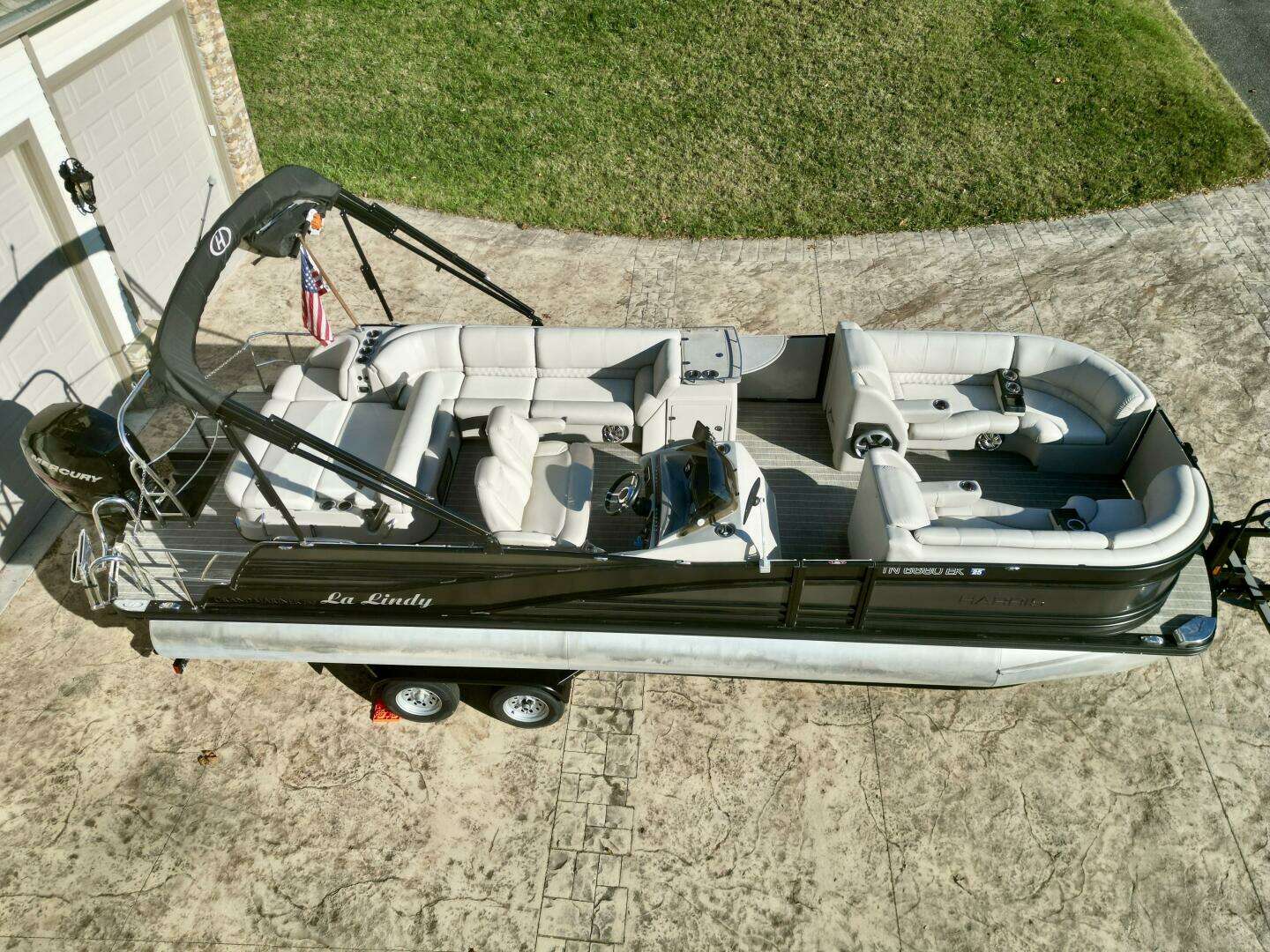 2016 Harris Grand Mariner 250 SLEC Tritoon - Image 3