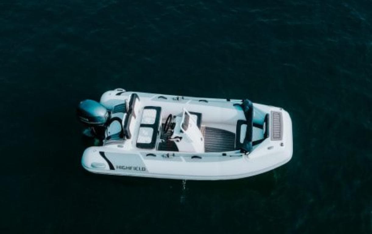 2024 Highfield Sport 360 boat on water.