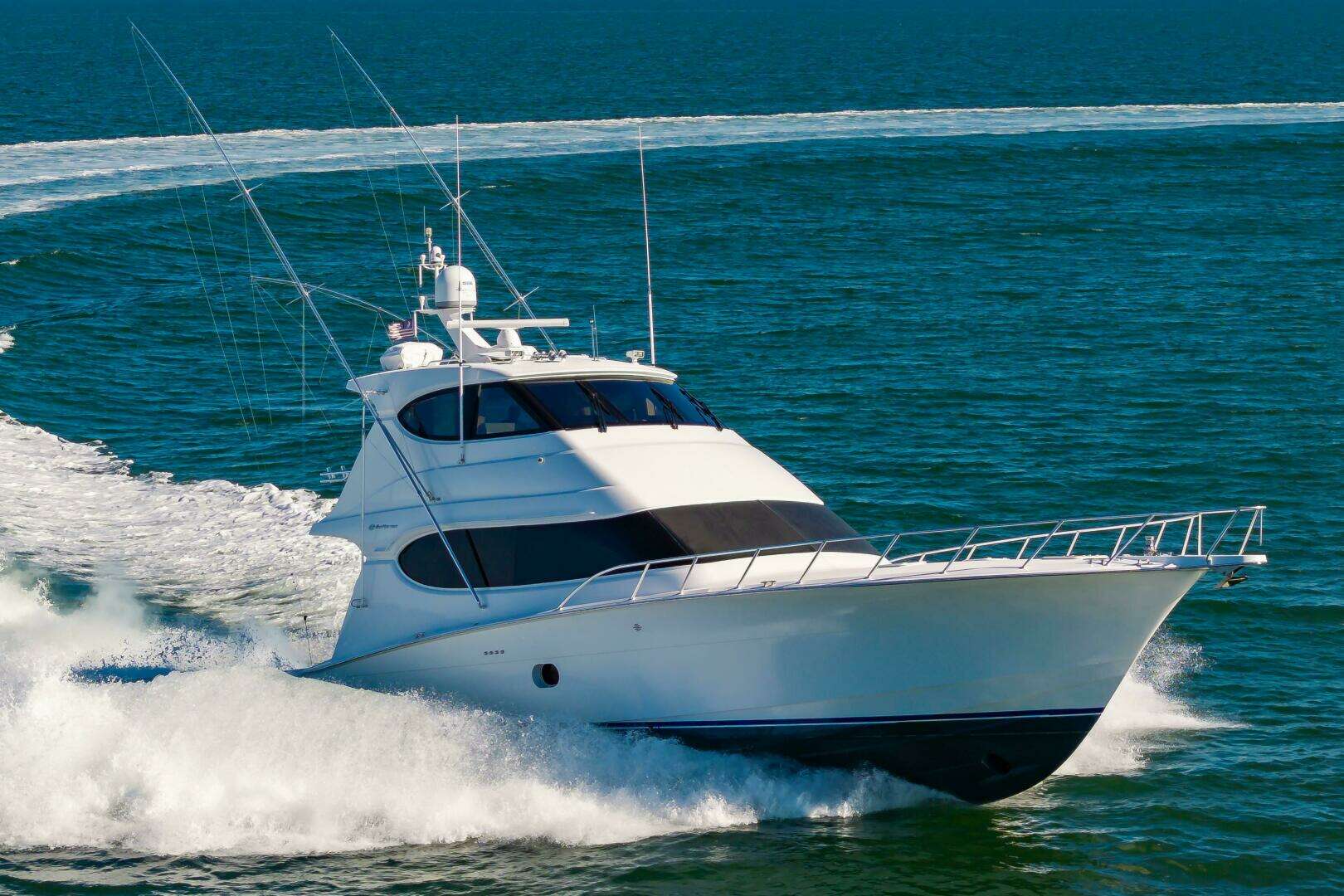 2008 Hatteras 64 Enclosed Bridge - Image 83