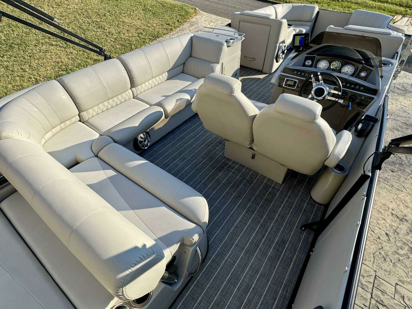 2016 Harris Grand Mariner 250 SLEC Tritoon - Image 47