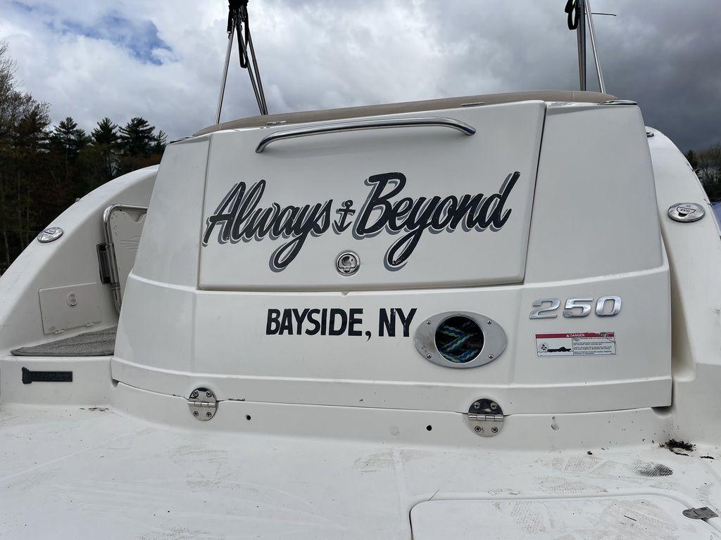 2007 Chaparral 250 Signature boat, "Always & Beyond," docked in Bayside, NY.