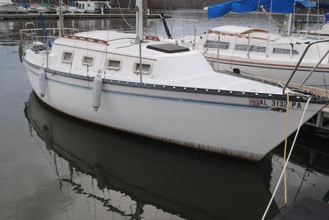 Boat in Water before moved to yard