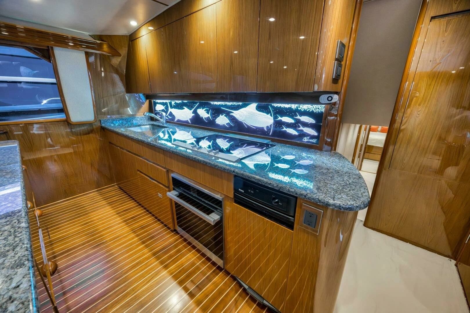 2011 Viking 76 Enclosed Bridge - Image 5